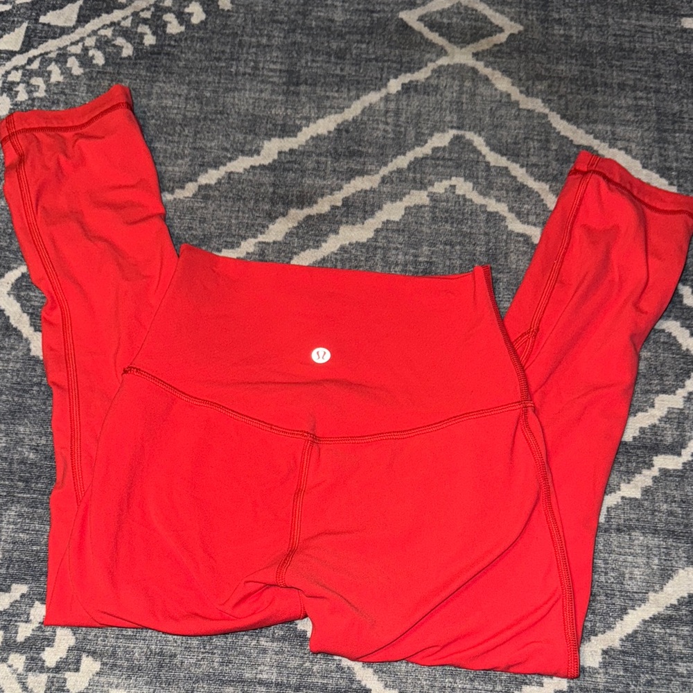 Lululemon Athletica align Love Red Leggings